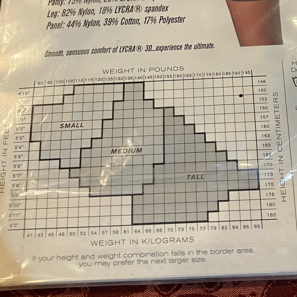 Vintage Mega Bodyshaper Pantyhose Legwear NWT